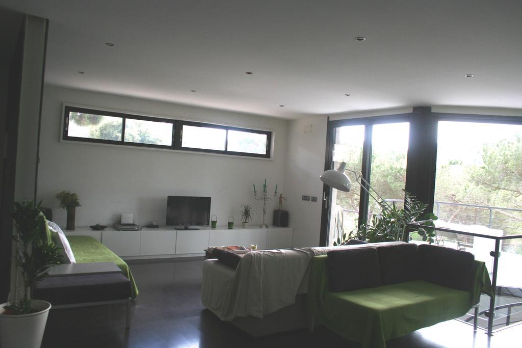 Casa Ceca De La Playa Y Barcelona, Con Piscina Climatizada Y Jacuzzi Villa Vallromanes Værelse billede